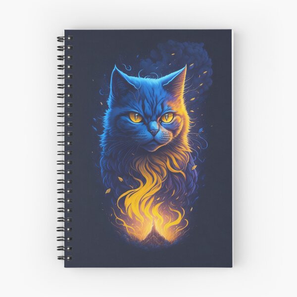 Item preview, Villainous blue cat  designed and sold by Roporetis.