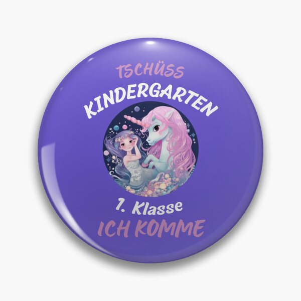 Item preview, Children starting school 2023 girls mermaid and unicorn designed and sold by Kentala.