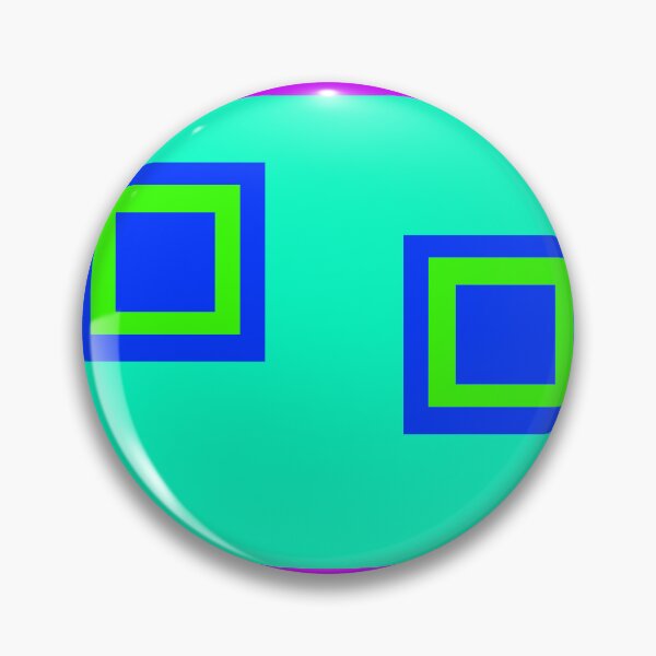 Item preview, Two Blue Green Squares  designed and sold by GEOMETRIC ART   .