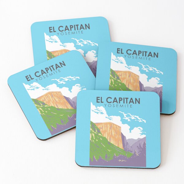 Item preview, Yosemite National Park El Capitan Travel Art Vintage designed and sold by KrisSidDesigns.