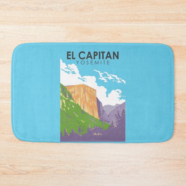 Item preview, Yosemite National Park El Capitan Travel Art Vintage designed and sold by KrisSidDesigns.