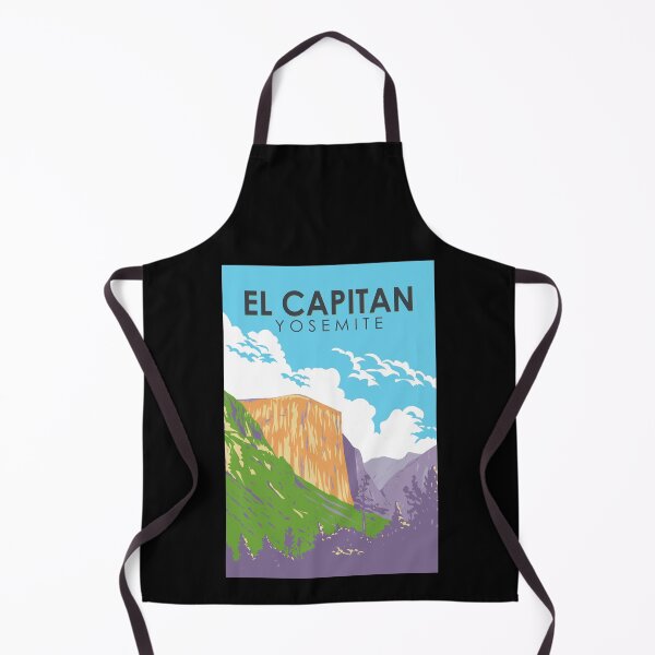 Item preview, Yosemite National Park El Capitan Travel Art Vintage designed and sold by KrisSidDesigns.