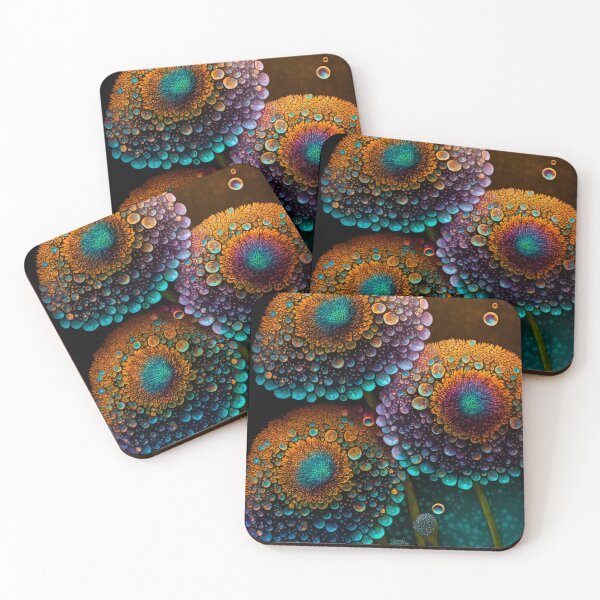 Item preview, Ink and MIx media Flowers 1 designed and sold by Red Witch Art.