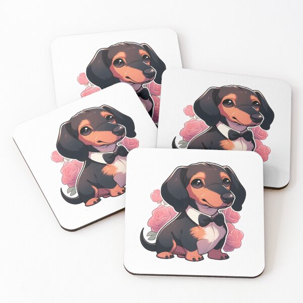 Item preview, Dachshund Dashing  designed and sold by ToastyShopCo.