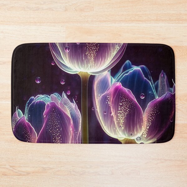Item preview, Glowing Pink Tulips designed and sold by Red Witch Art.