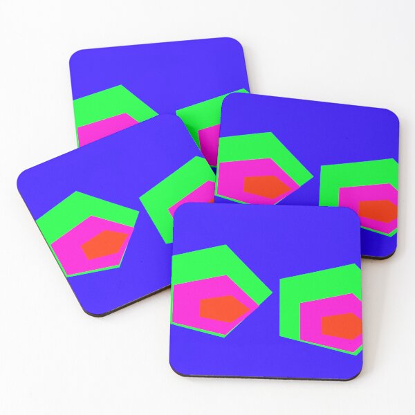 Item preview, Two Green Polygons designed and sold by GEOMETRIC ART .