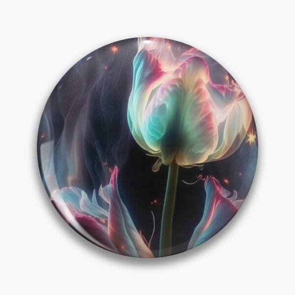 Item preview, Glowing and smoking Tulips designed and sold by Red Witch Art.