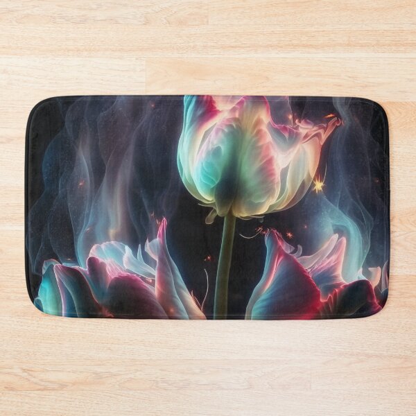 Item preview, Glowing and smoking Tulips designed and sold by Red Witch Art.