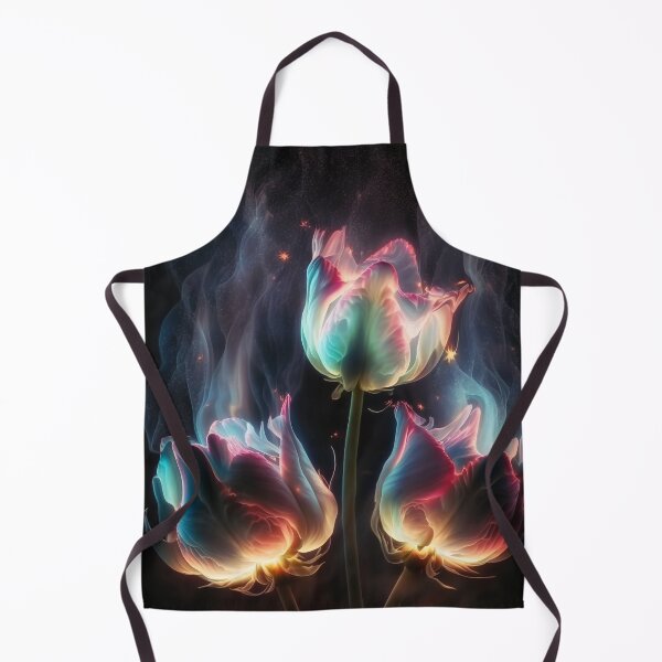 Item preview, Glowing and smoking Tulips designed and sold by Red Witch Art.
