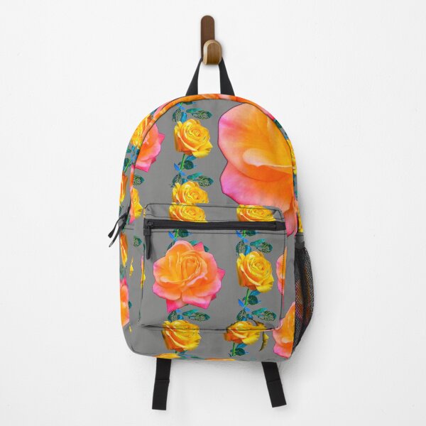 Item preview, ABSTRACT GARDEN YELLOW ROSE PATTERNS GREY ART designed and sold by sharlesart.
