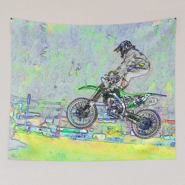 Item preview, Freestyle Stuntman - Motocross Rider designed and sold by NaturePrints.