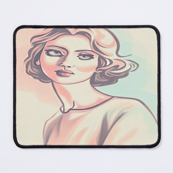 Item preview, Pastel Princess: A Delicate Portrait of a Young Woman designed and sold by victorbrunhs.