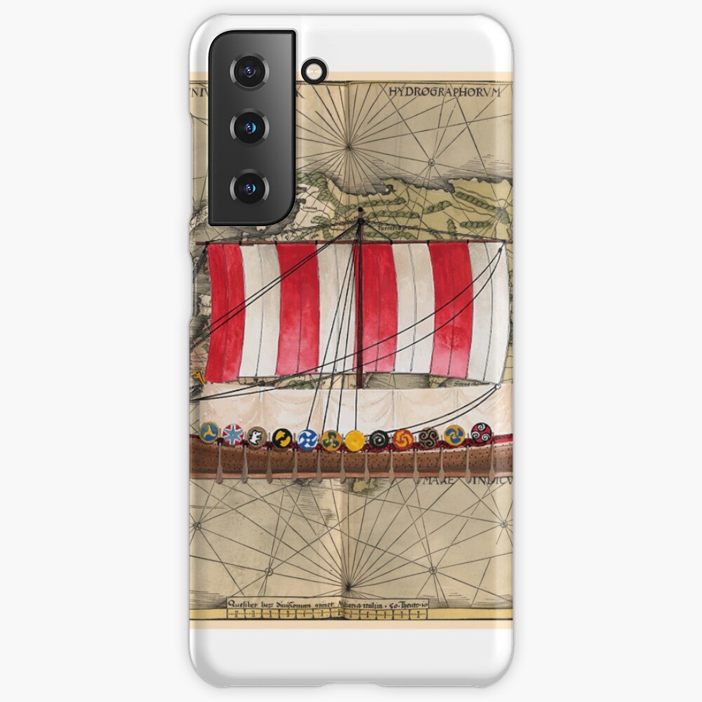Postcard - Drakkar Case & Skin for Samsung Galaxy