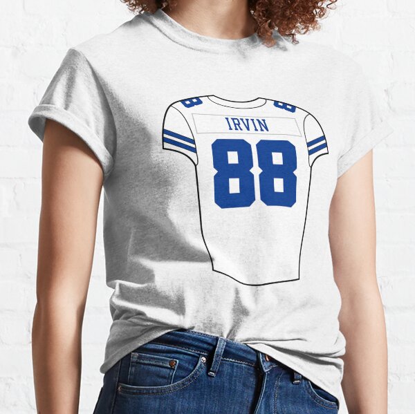 Michael Irvin Dallas Cowboys Youth Gray Name & Number Logo T-shirt 