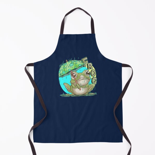 Item preview, Rainy Day Frog Holding an Umbrella: Frog designed and sold by iduzarts.
