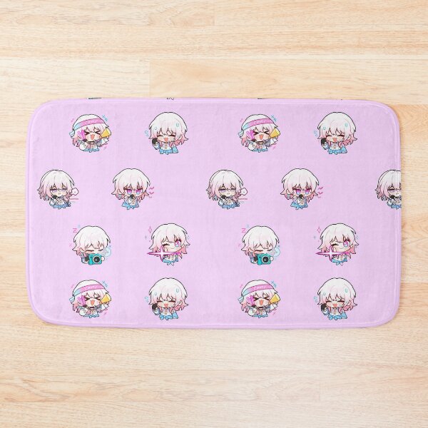Item preview, March 7th Honkai Stair Rail chibi pattern designed and sold by cheapfan.