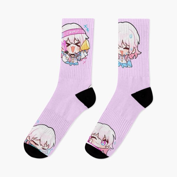Item preview, March 7th Honkai Stair Rail chibi pattern designed and sold by cheapfan.