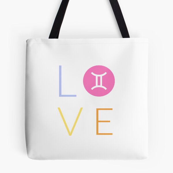 Item preview, Love Gemini pastel zodiac star sign small design t-shirt designed and sold by SaySomethingUK.