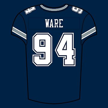 Demarcus Lawrence Away Jersey Sticker for Sale by designsheaven