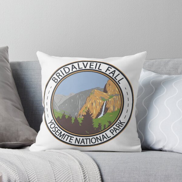 Item preview, Yosemite National Park Bridalveil Fall Badge designed and sold by KrisSidDesigns.