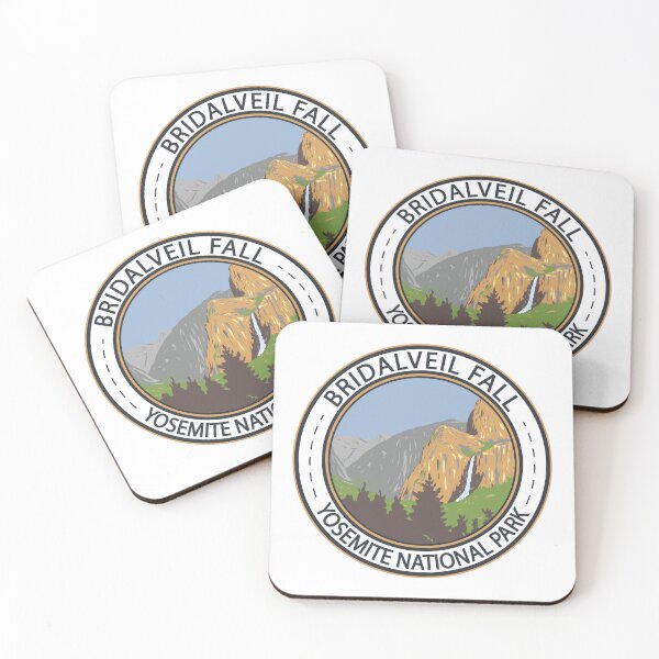 Item preview, Yosemite National Park Bridalveil Fall Badge designed and sold by KrisSidDesigns.