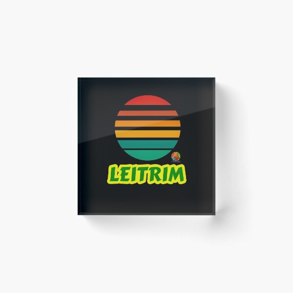 Item preview, Leitrim Retro Sunset County Leitrim Ireland designed and sold by OliDesigns.