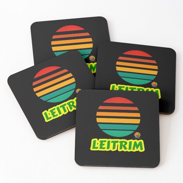 Item preview, Leitrim Retro Sunset County Leitrim Ireland designed and sold by OliDesigns.