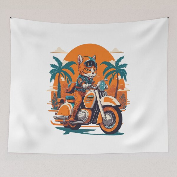 Item preview, Miami Cat Rider Harley designed and sold by hmadan.