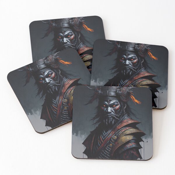 Item preview, Portrait of evil shogun watercolor designed and sold by RK - Shop.