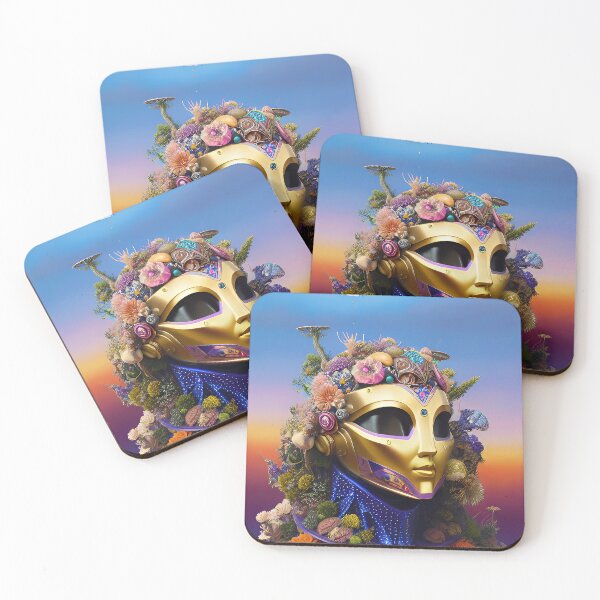 Item preview, Robotic head with natural elements, illustration. designed and sold by HAKKI ARSLAN.