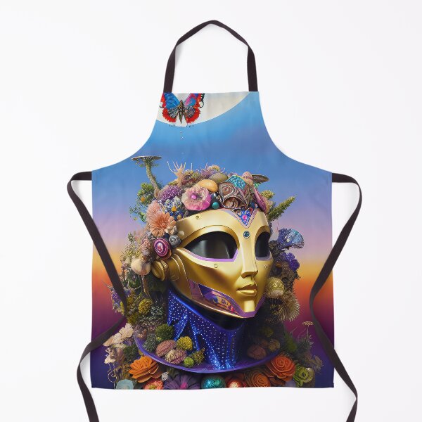 Item preview, Robotic head with natural elements, illustration. designed and sold by HAKKI ARSLAN.