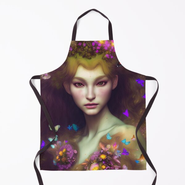 Item preview, Portrait of a Woman with Flowers 5 designed and sold by AsFoxShop.