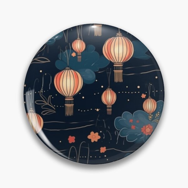 Item preview, Lanterns in the night sky designed and sold by Enchantedrain.