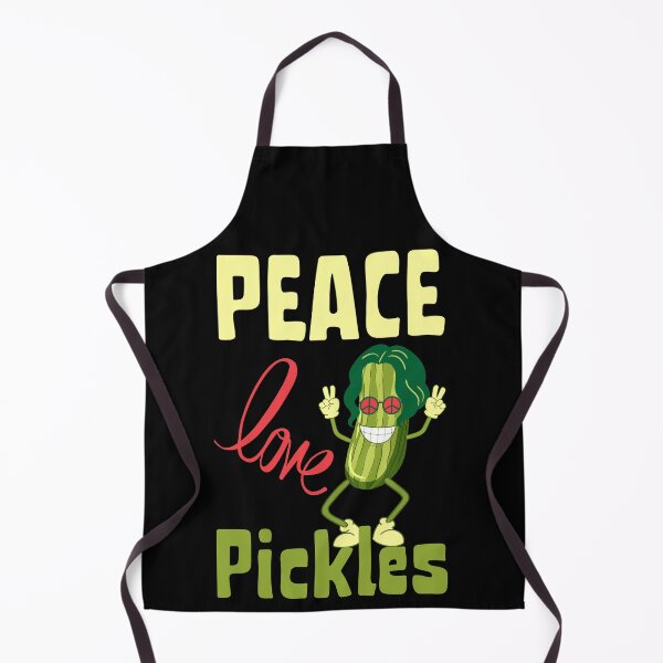 Item preview, Peace Love Pickles: Colorful, Funny, hipi retro pickle for Pickle Lovers! designed and sold by Drzamag.