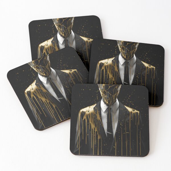 Item preview, Golden Corporate: Faceless Drips of Wealthy Style designed and sold by Alex Nica.