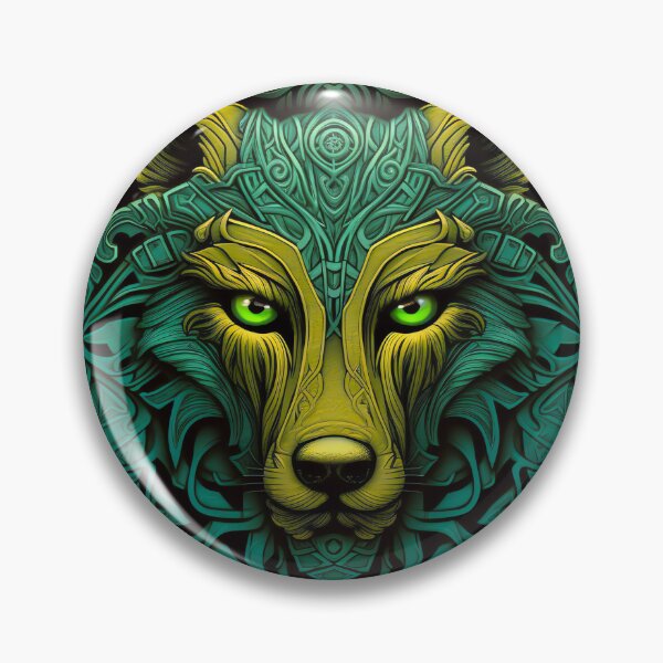 Item preview, Celtic art wolf illustration designed and sold by Paul Fleet.