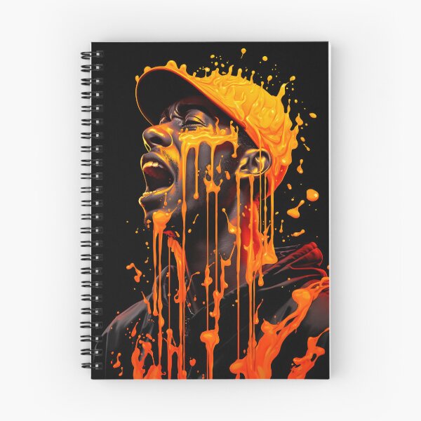 Item preview, Spittin' Flames: Orange Splatters of Hip Hop designed and sold by Alex Nica.