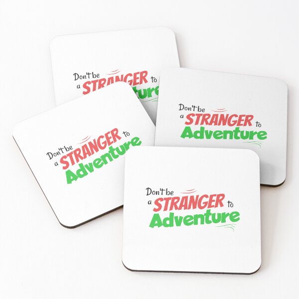 Item preview, Don't Be A Stranger To Adventure Sticker designed and sold by Wonder Of Light.
