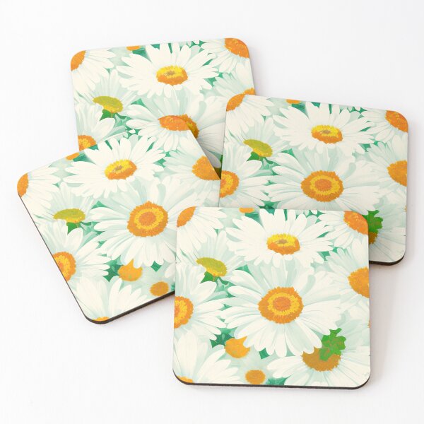 Item preview, Throw Pillow With Beautiful Daisies Painting - Spring Home Decor designed and sold by Sowari-Pillows.