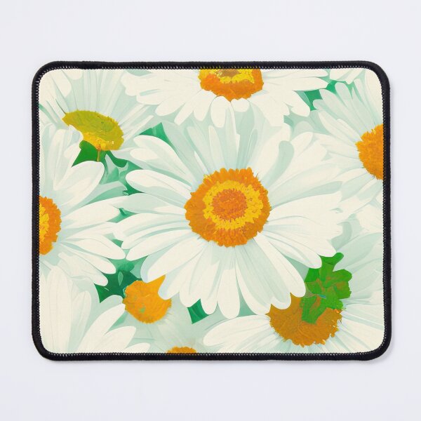 Item preview, Throw Pillow With Beautiful Daisies Painting - Spring Home Decor designed and sold by Sowari-Pillows.