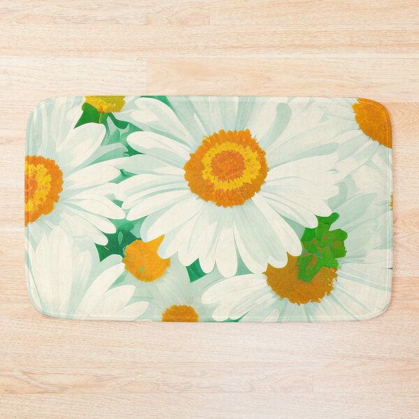 Item preview, Throw Pillow With Beautiful Daisies Painting - Spring Home Decor designed and sold by Sowari-Pillows.