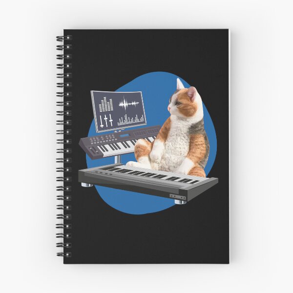 Item preview, Cat Plays Keyboard designed and sold by AMERICANCHEEZ.