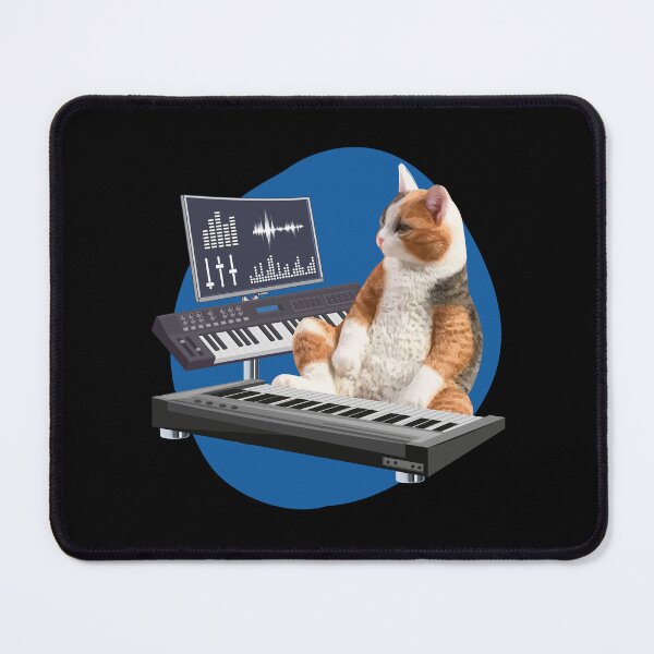 Item preview, Cat Plays Keyboard designed and sold by AMERICANCHEEZ.