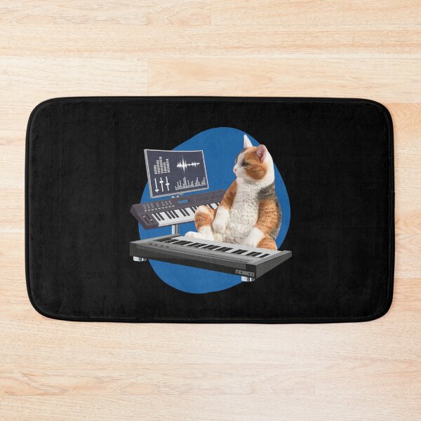 Item preview, Cat Plays Keyboard designed and sold by AMERICANCHEEZ.