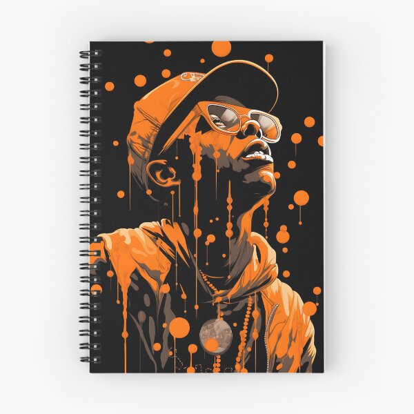 Item preview, Spittin' Flames: Orange Splatters of Hip Hop designed and sold by Alex Nica.