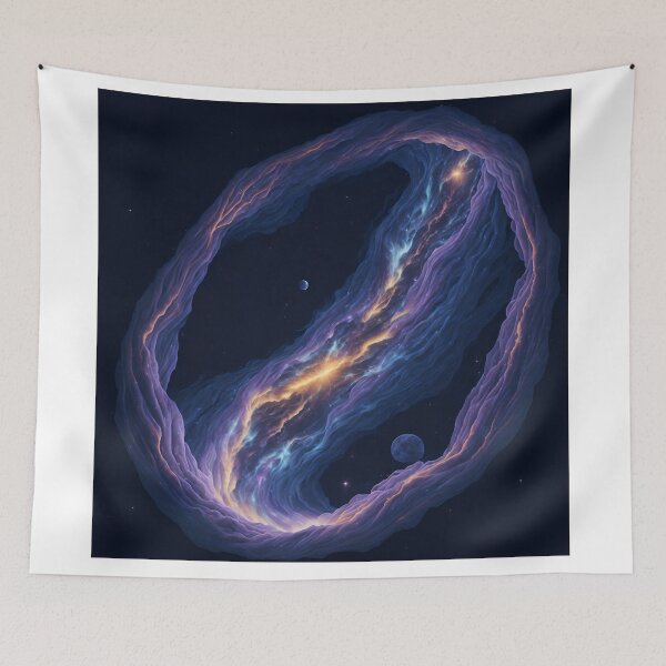 Artikelvorschau, Cosmic Symphony: A Mesmerizing Poster of the Cosmos| Journey to the Stars: AI-Infused Galactic Exploration entworfen und verkauft von RedArtG09.