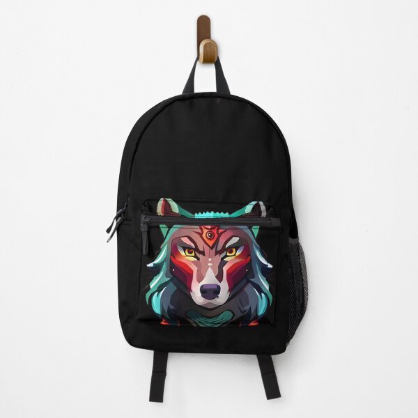Item preview, wolf face illustration art designed and sold by AnZWork.