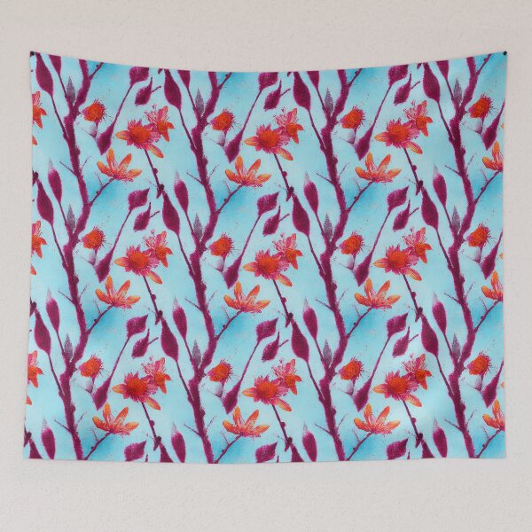 Item preview, Winter Flowers Breakcore Graffiti 1 designed and sold by PinetumDesigns.