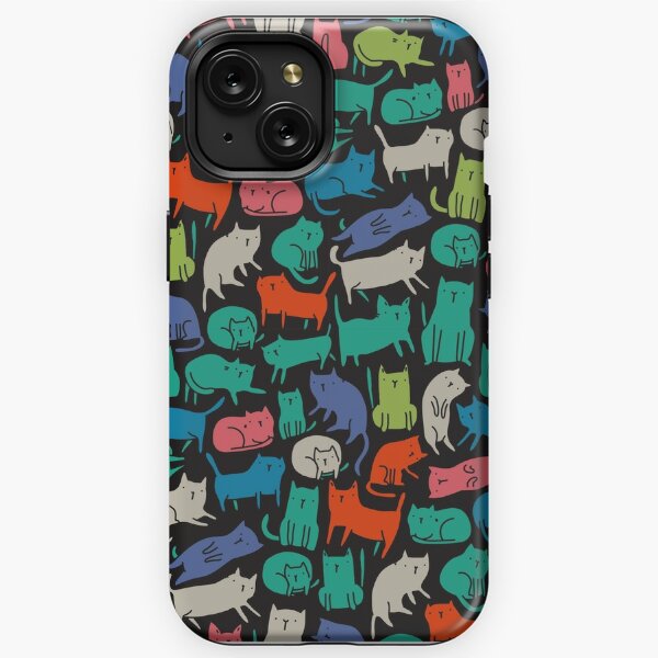 Case Creation Fancy Chain Case Cover for iPhone 7 Plus, Abstract Art  Rainbow Graffiti Bear Love