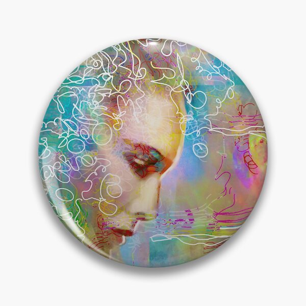 Item preview, Profile of a woman’s  head in thought designed and sold by Fash4You.